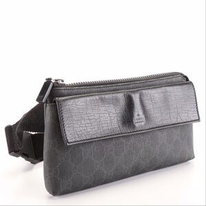 Gucci - bum bag. Waist bag. Crossbody
Black GG supreme coated canvas